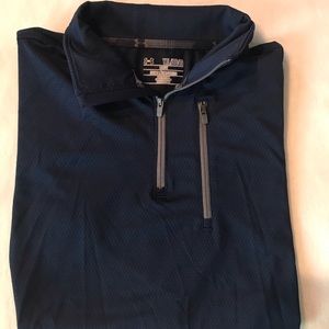 Boys Under Armour 1/4 zip long sleeve shirt.